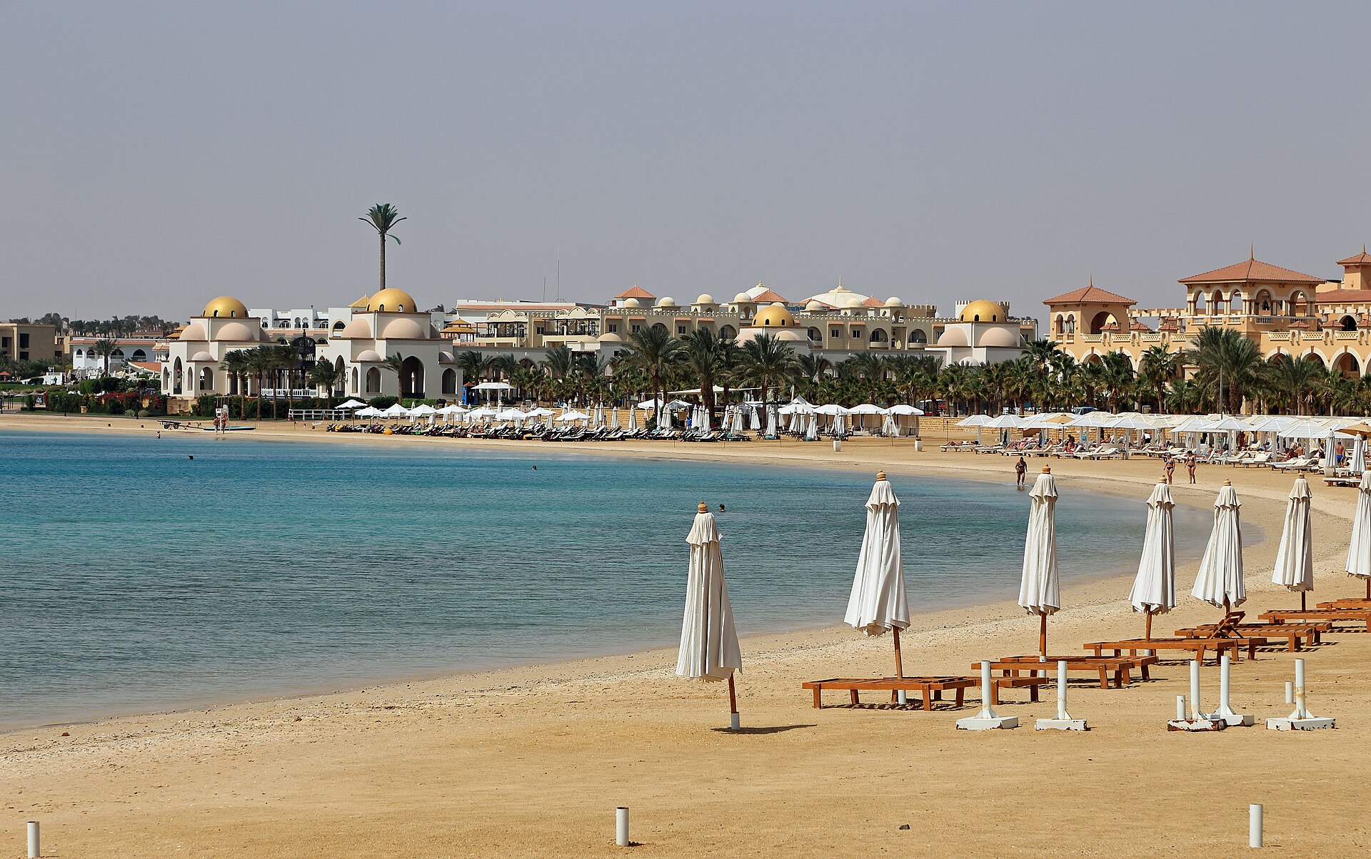 Hotell vid stranden söder om Hurghada